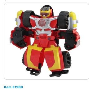 Hasbro #E1988 Heroes Transformers Hot Shot 10”